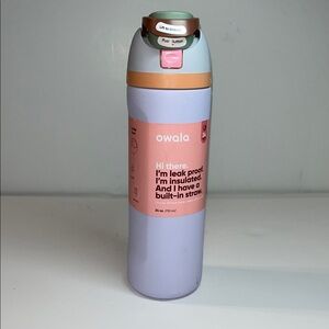 New! Owala 24 oz FreeSip Spout Insulated Water Bottle